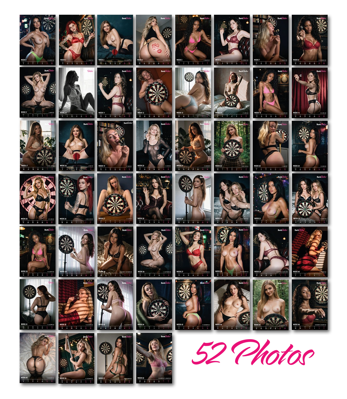 All pages of Darts Babes Calendar 2027